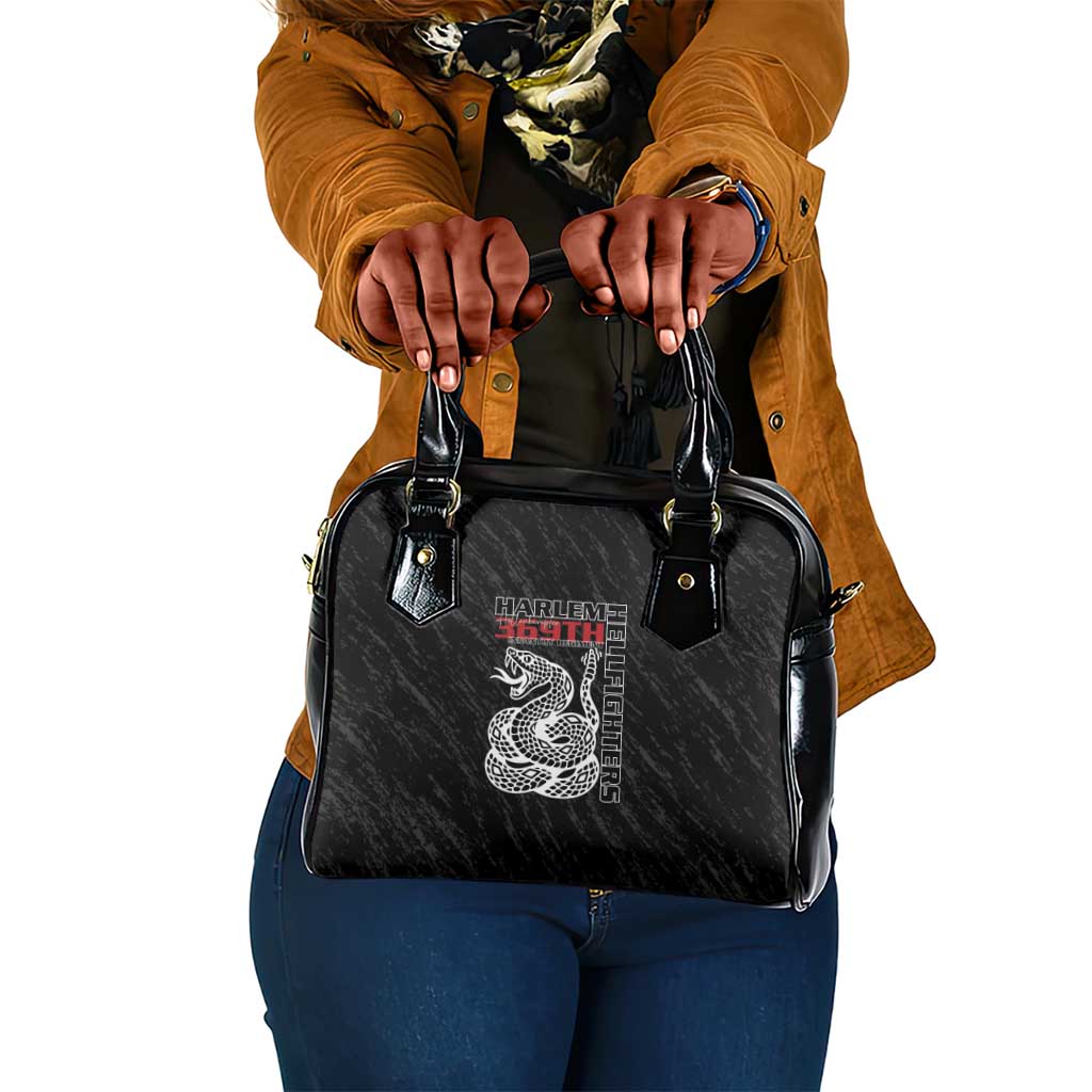 Harlem Hellfighters Shoulder Handbag Harlem Rattlers - Don't Tread on Me - African Pride