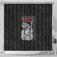 Harlem Hellfighters Shower Curtain Harlem Rattlers - Don't Tread on Me - African Pride