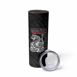 Harlem Hellfighters Skinny Tumbler Harlem Rattlers - Don't Tread on Me - African Pride