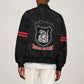 Harlem Hellfighters Sleeve Zip Bomber Jacket Harlem Rattlers - Don't Tread on Me - African Pride