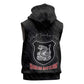 Harlem Hellfighters Sleeveless Hoodie Harlem Rattlers - Don't Tread on Me - African Pride