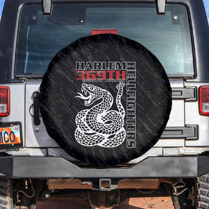 Harlem Hellfighters Spare Tire Cover Harlem Rattlers - Don't Tread on Me - African Pride