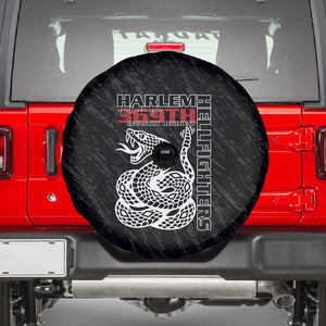 Harlem Hellfighters Spare Tire Cover Harlem Rattlers - Don't Tread on Me - African Pride