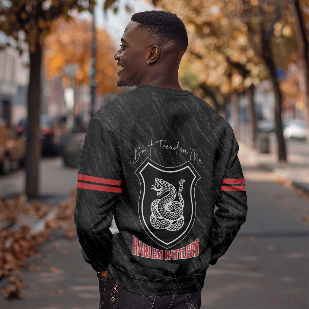 Harlem Hellfighters Sweatshirt Harlem Rattlers - Don't Tread on Me - African Pride