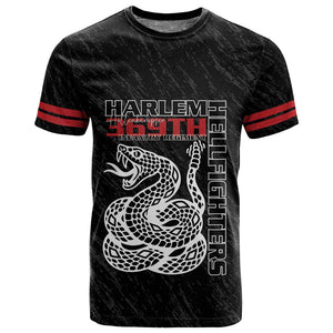 Harlem Hellfighters T shirt Harlem Rattlers - Don't Tread on Me - African Pride