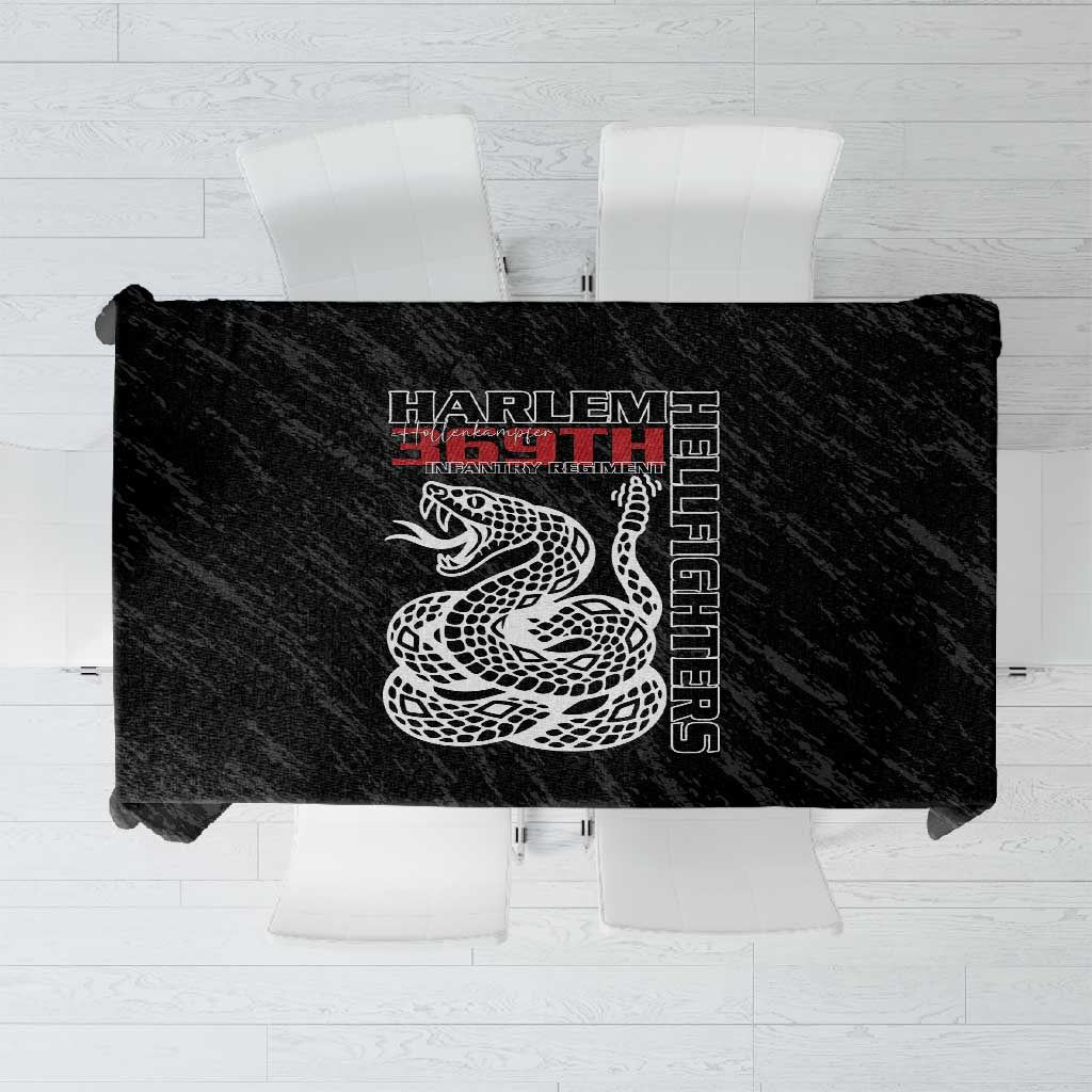 Harlem Hellfighters Tablecloth Harlem Rattlers - Don't Tread on Me - African Pride