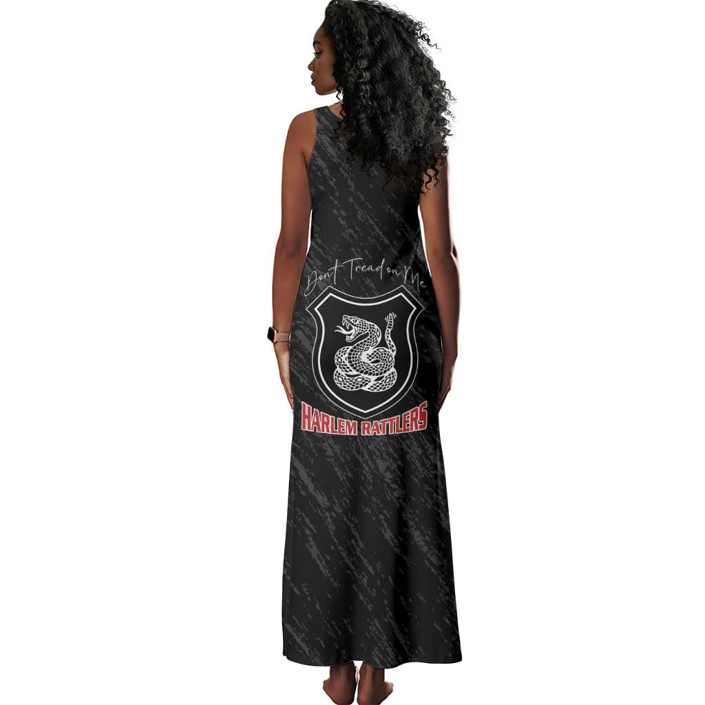 Harlem Hellfighters Tank Maxi Dress Harlem Rattlers - Don't Tread on Me - African Pride