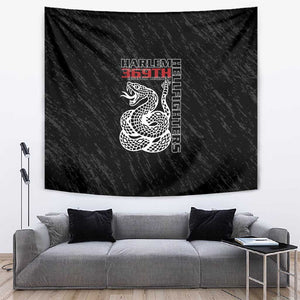 Harlem Hellfighters Tapestry Harlem Rattlers - Don't Tread on Me - African Pride