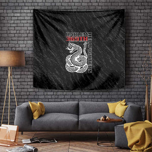 Harlem Hellfighters Tapestry Harlem Rattlers - Don't Tread on Me - African Pride