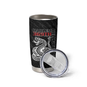 Harlem Hellfighters Tumbler Cup Harlem Rattlers - Don't Tread on Me - African Pride