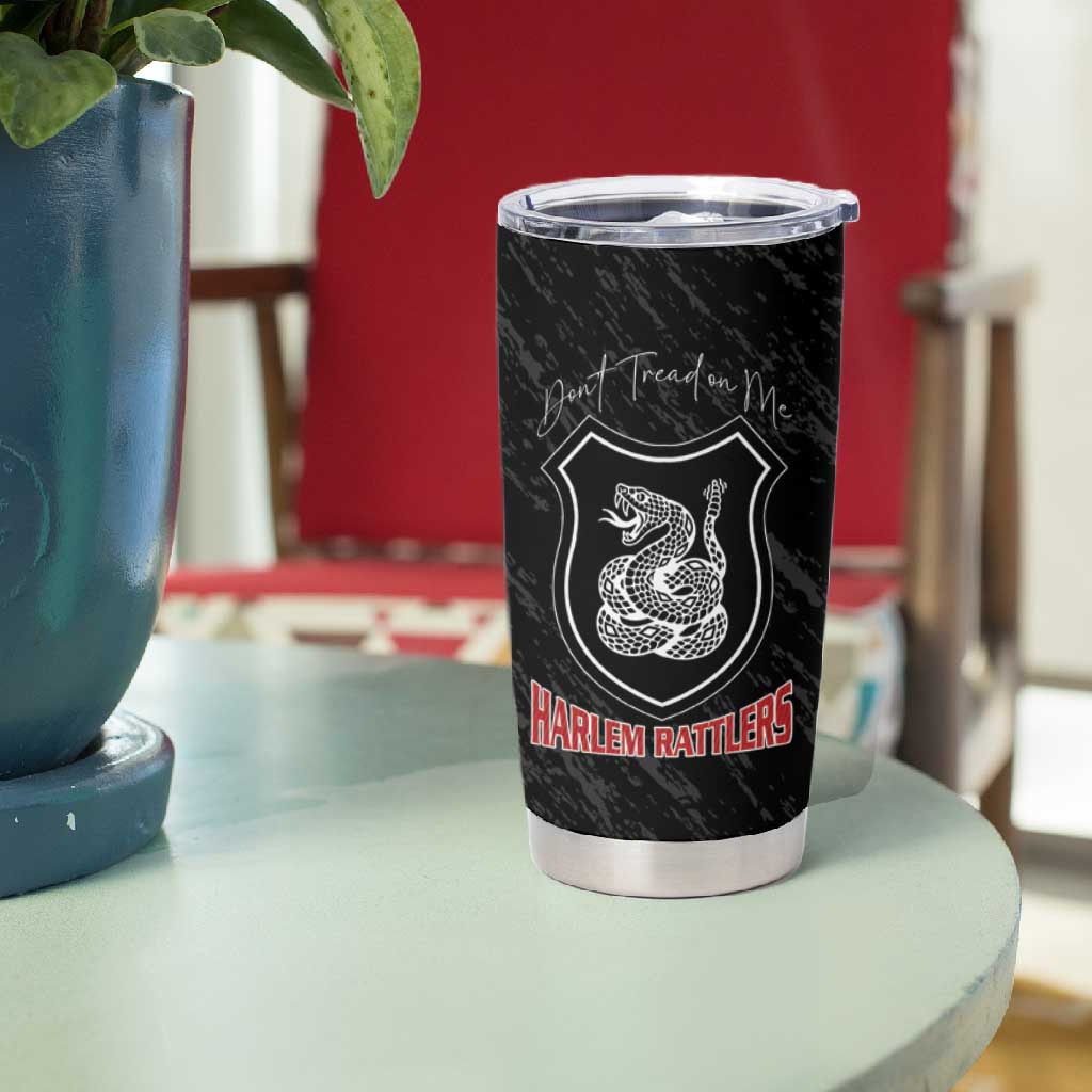 Harlem Hellfighters Tumbler Cup Harlem Rattlers - Don't Tread on Me - African Pride