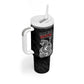 Harlem Hellfighters Tumbler With Handle Harlem Rattlers - Don't Tread on Me - African Pride