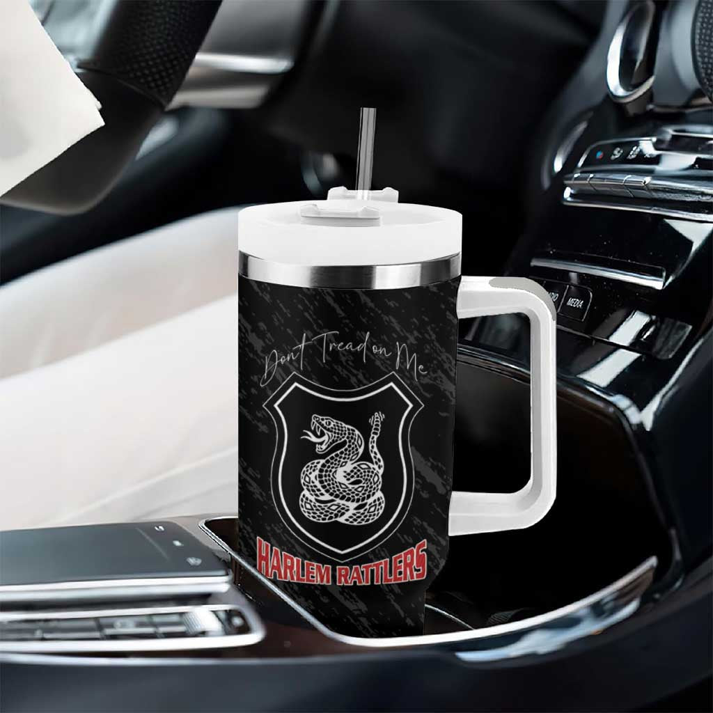 Harlem Hellfighters Tumbler With Handle Harlem Rattlers - Don't Tread on Me - African Pride