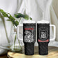 Harlem Hellfighters Tumbler With Handle Harlem Rattlers - Don't Tread on Me - African Pride