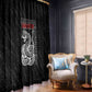 Harlem Hellfighters Window Curtain Harlem Rattlers - Don't Tread on Me - African Pride