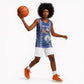 Personalised Cape Verde Basketball Jersey Grey Headed Kingfisher - Coat Of Arms - African Pride