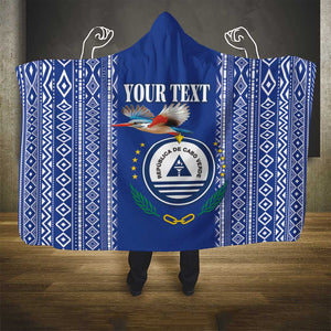 Personalised Cape Verde Hooded Blanket Grey Headed Kingfisher - Coat Of Arms