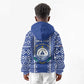 Personalised Cape Verde Kid Hoodie Grey Headed Kingfisher - Coat Of Arms