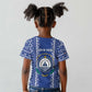 Personalised Cape Verde Kid T shirt Grey Headed Kingfisher - Coat Of Arms