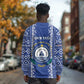 Personalised Cape Verde Long Sleeve Shirt Grey Headed Kingfisher - Coat Of Arms LT15