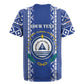 Personalised Cape Verde Rugby Jersey Grey Headed Kingfisher - Coat Of Arms