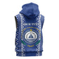Personalised Cape Verde Sleeveless Hoodie Grey Headed Kingfisher - Coat Of Arms - African Pride