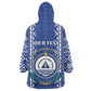 Personalised Cape Verde Wearable Blanket Hoodie Grey Headed Kingfisher - Coat Of Arms