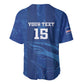 Custom Cape Verde Football Baseball Jersey Go Champions Tubaroes Azuis
