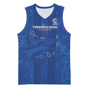Custom Cape Verde Football Basketball Jersey Go Champions Tubaroes Azuis - African Pride
