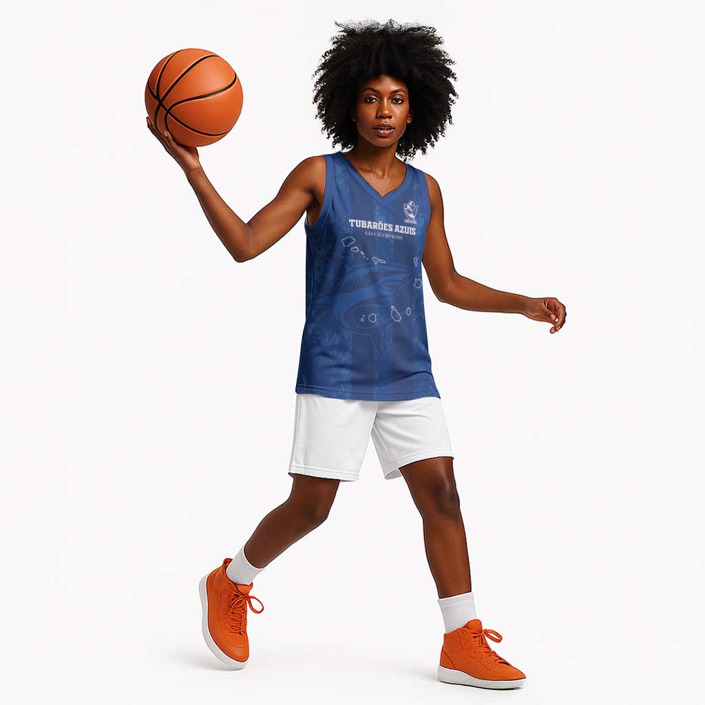 Custom Cape Verde Football Basketball Jersey Go Champions Tubaroes Azuis - African Pride