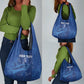 Custom Cape Verde Football Grocery Bag Go Champions Tubaroes Azuis