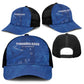 Cape Verde Football Mesh Trucker Cap Go Champions Tubaroes Azuis - African Pride