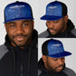 Cape Verde Football Mesh Trucker Cap Go Champions Tubaroes Azuis - African Pride