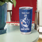 Custom Cape Verde Football Tumbler Cup Go Champions Tubaroes Azuis