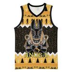 Afro Ancient Egyptian Basketball Jersey Anubis - Merry Christmas - African Pride