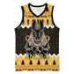 Afro Ancient Egyptian Basketball Jersey Anubis - Merry Christmas LT15