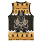Afro Ancient Egyptian Basketball Jersey Anubis - Merry Christmas - African Pride