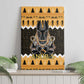 Afro Ancient Egyptian Canvas Wall Art Anubis - Merry Christmas