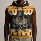 Afro Ancient Egyptian Sleeveless Hoodie Anubis - Merry Christmas - African Pride