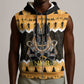 Afro Ancient Egyptian Sleeveless Zip Hoodie Anubis - Merry Christmas - African Pride
