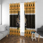 Afro Ancient Egyptian Window Curtain Anubis - Merry Christmas