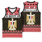 Afro Egypt Christmas Basketball Jersey Coat Of Arms Mix Egyptian Pattern - African Pride