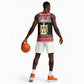 Afro Egypt Christmas Basketball Jersey Coat Of Arms Mix Egyptian Pattern - African Pride