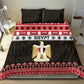 Afro Egypt Christmas Bedding Set Coat Of Arms Mix Egyptian Pattern