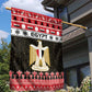 Afro Egypt Christmas Garden Flag Coat Of Arms Mix Egyptian Pattern