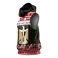 Afro Egypt Christmas Sleeveless Hoodie Coat Of Arms Mix Egyptian Pattern - African Pride