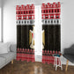 Afro Egypt Christmas Window Curtain Coat Of Arms Mix Egyptian Pattern