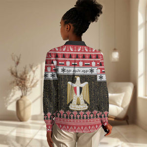 Afro Egypt Christmas Women Casual Shirt Coat Of Arms Mix Egyptian Pattern LT15