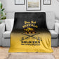 Personalized Afro-Americans Buffalo Soldiers Blanket 10th Cavalry Regiment