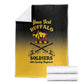 Personalized Afro-Americans Buffalo Soldiers Blanket 10th Cavalry Regiment